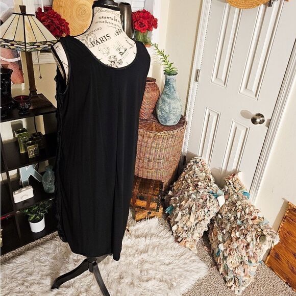 New VTG Roaman's Ruffle Detail Party Sheath Dress. 1XL FIT - Picture 4 of 15